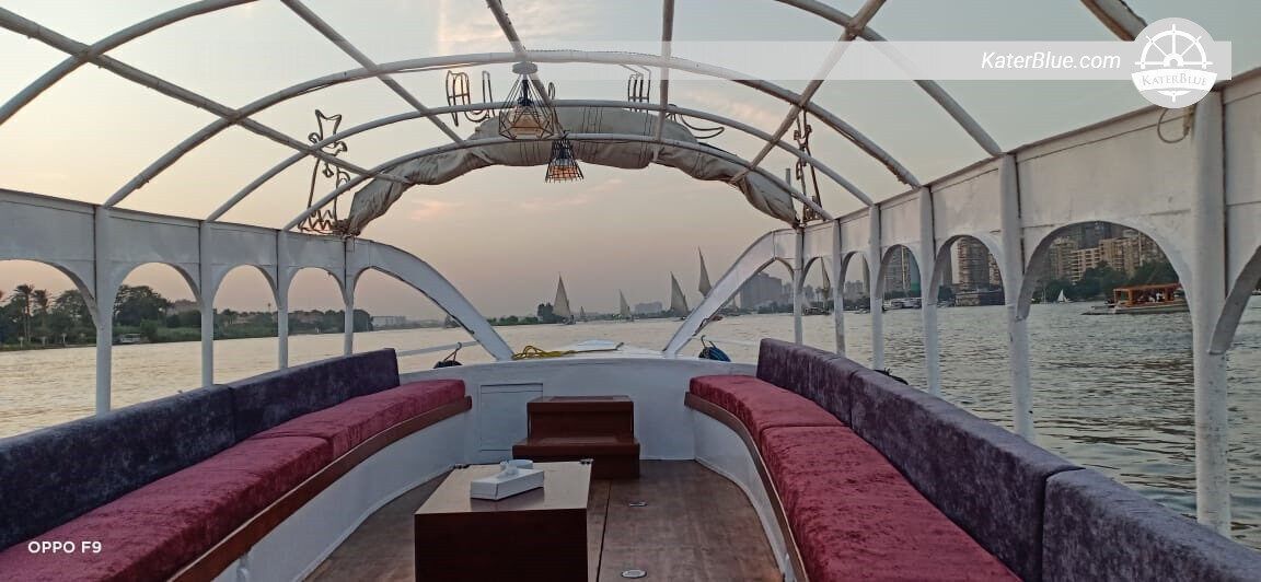 Motor Boat Charter for up to 25 guests along the Nile-Coast Cairo, Egypt