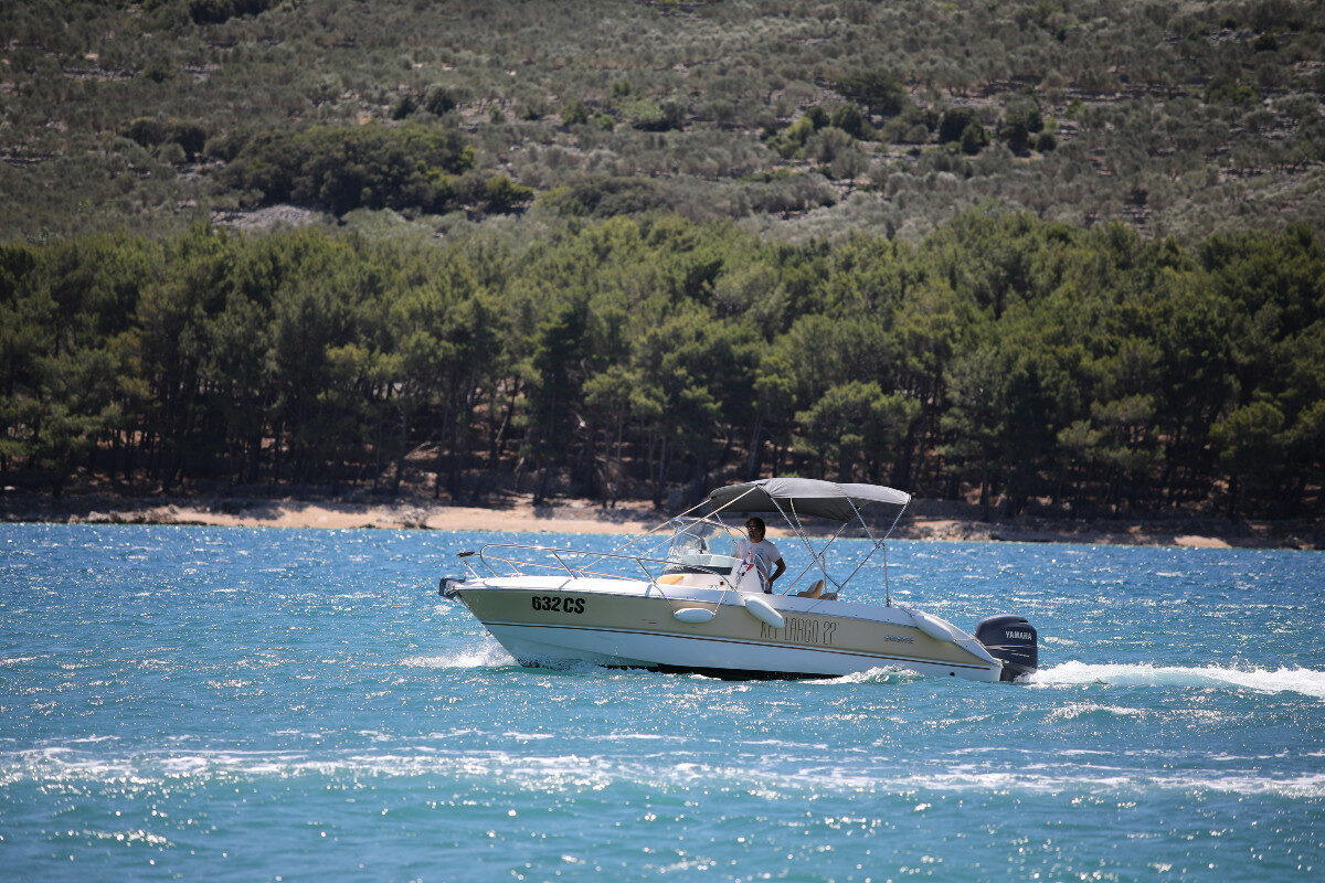 Super speed boat for charter in Cres, Croatia